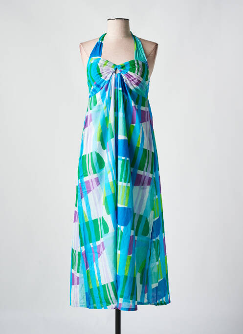 Robe mi-longue bleu L'ATELIER D'ANNA pour femme