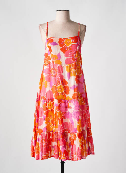 Robe mi-longue orange L'ATELIER D'ANNA pour femme