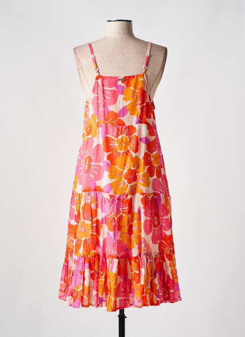 Robe mi-longue orange L'ATELIER D'ANNA pour femme