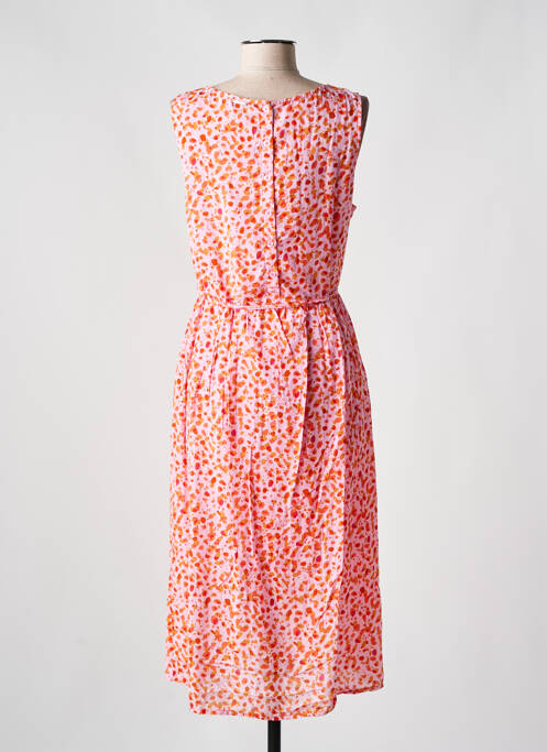 Robe mi-longue rose AGATHE & LOUISE pour femme