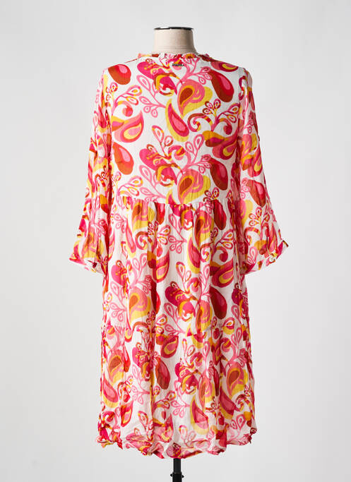 Robe mi-longue rose AGATHE & LOUISE femme