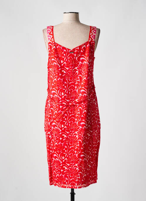 Robe mi-longue rouge AGATHE & LOUISE pour femme