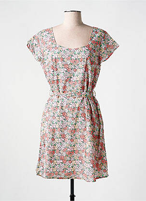 Robe courte manches courtes manches courtes rose AGATHE & LOUISE femme