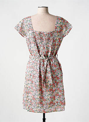Robe courte manches courtes manches courtes rose AGATHE & LOUISE femme