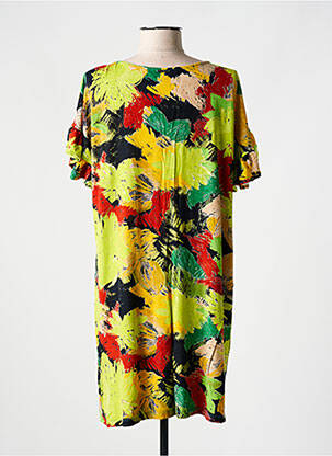 Robe courte manches courtes manches courtes vert AGATHE & LOUISE femme