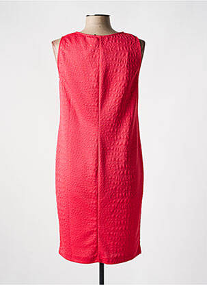 Robe mi-longue sans manche sans manche rouge TELMAIL femme