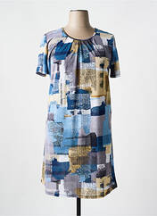 Robe mi-longue bleu NAYAT pour femme seconde vue