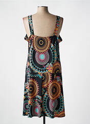 Robe mi-longue noir COLINE pour femme seconde vue