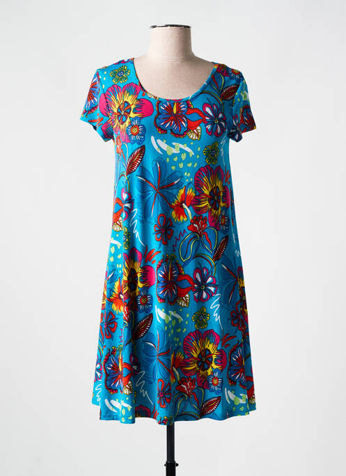 Robe courte bleu COLINE femme