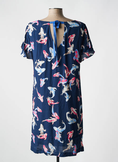 Robe courte bleu DIVAS pour femme