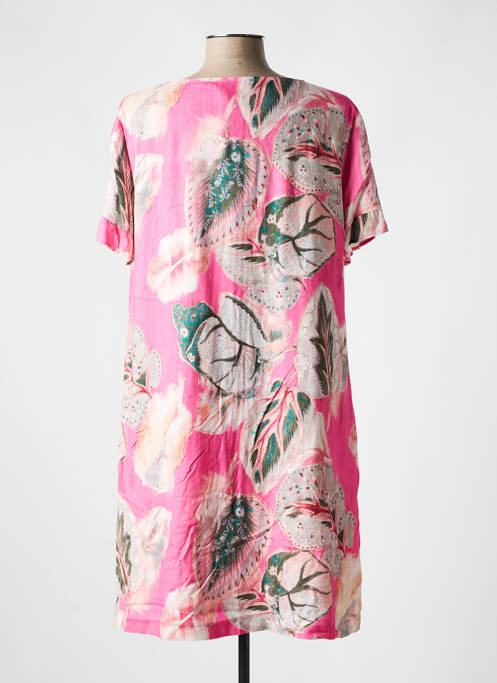 Robe courte rose DIVAS pour femme