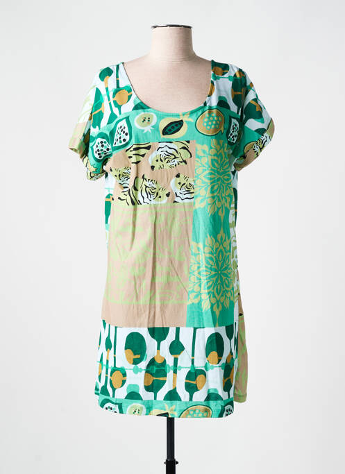 Robe courte vert AGATHE & LOUISE pour femme