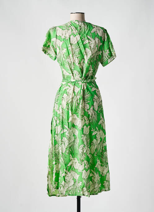 Robe longue vert AGATHE & LOUISE pour femme