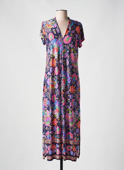 Robe longue violet TINTA STYLE pour femme