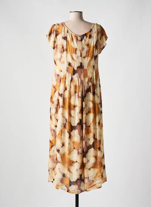 Robe mi-longue beige AGATHE & LOUISE pour femme