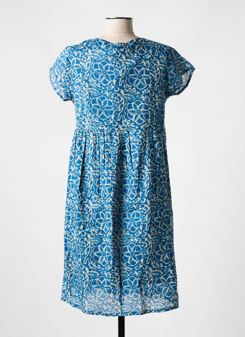 Robe mi-longue bleu AGATHE & LOUISE pour femme