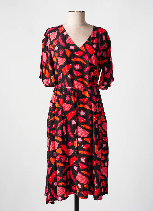 Robe mi-longue noir AGATHE & LOUISE pour femme