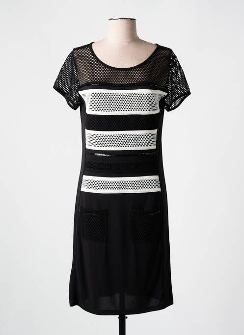 Robe mi-longue noir ANANKE pour femme