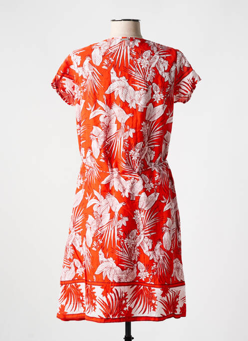 Robe mi-longue orange AGATHE & LOUISE pour femme