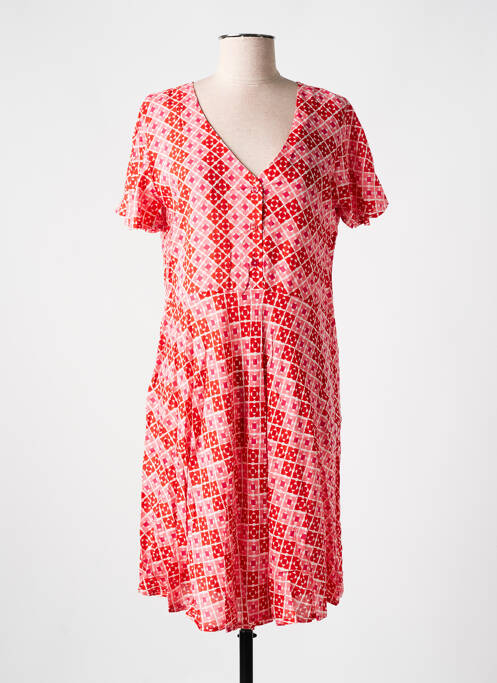 Robe mi-longue rouge AGATHE & LOUISE pour femme