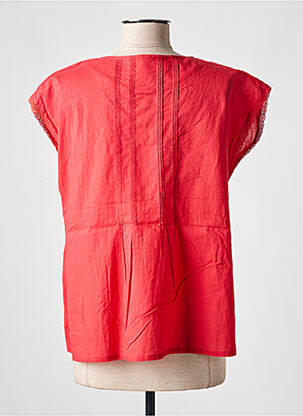 Blouse manches courtes manches courtes rouge AGATHE & LOUISE femme