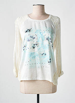 T-shirt manches longues manches longues beige THOMAS RABE femme
