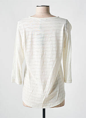 T-shirt manches 3/4 manches 3/4 beige THOMAS RABE femme