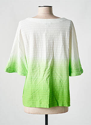 Gilet manches longues col rond vert AGATHE & LOUISE femme