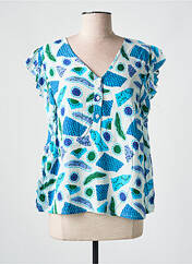 Blouse bleu AGATHE & LOUISE pour femme seconde vue