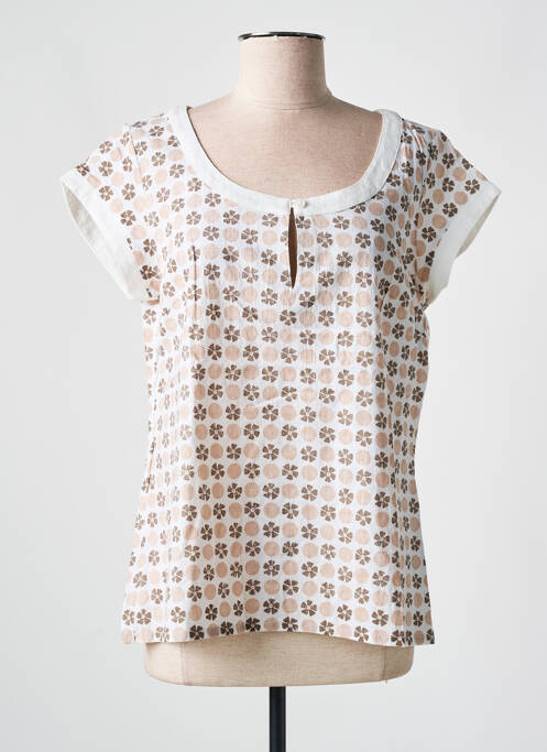 Blouse beige AGATHE & LOUISE pour femme
