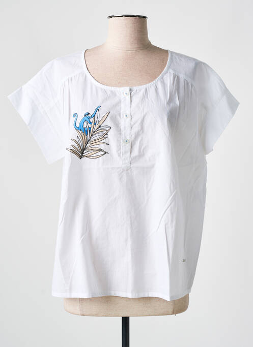 Blouse blanc AGATHE & LOUISE pour femme