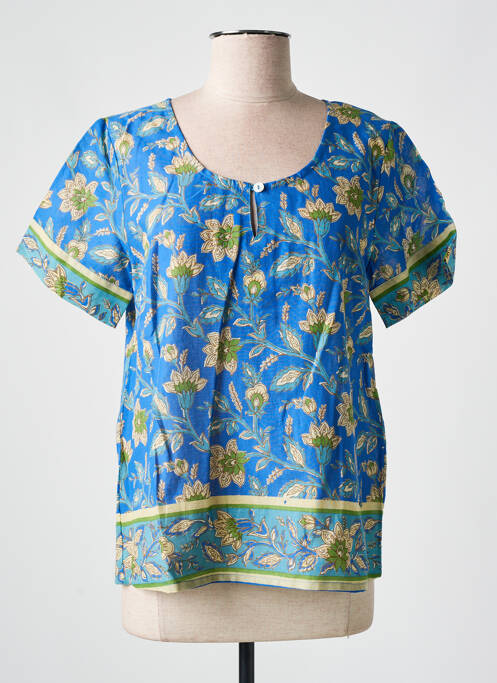 Blouse bleu AGATHE & LOUISE pour femme