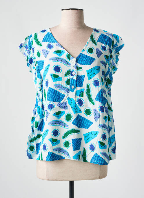 Blouse bleu AGATHE & LOUISE pour femme