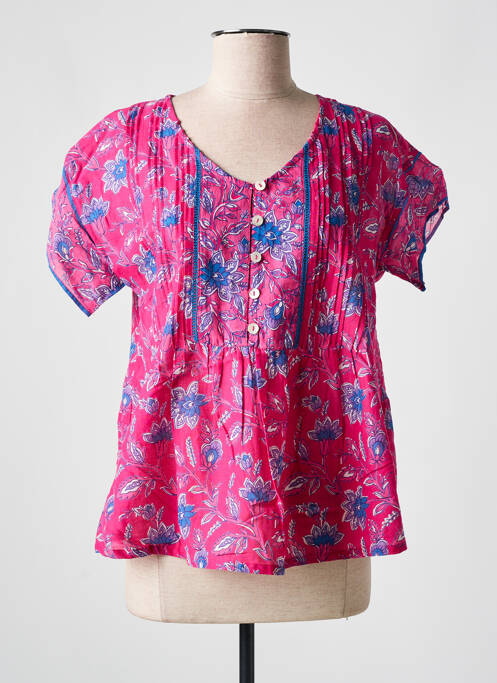 Blouse rose AGATHE & LOUISE pour femme
