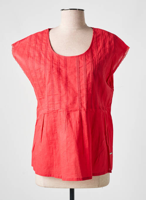 Blouse rouge AGATHE & LOUISE pour femme