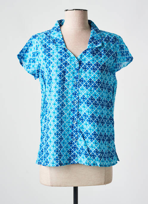 Chemisier bleu AGATHE & LOUISE pour femme
