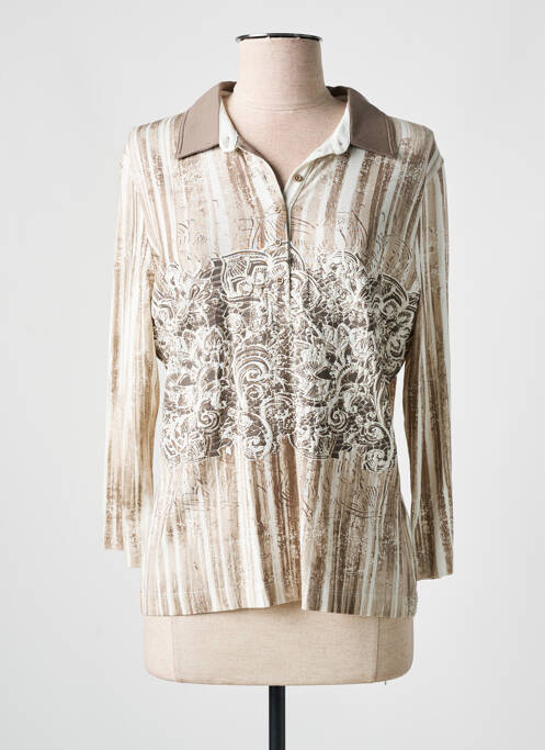 Polo marron RABE pour femme