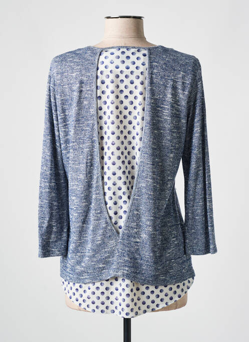 Pull tunique bleu MERI & ESCA pour femme