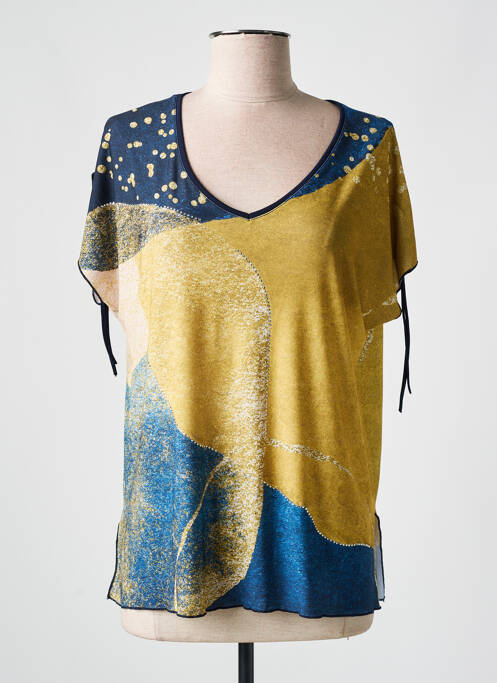 T-shirt jaune MASQUENADA pour femme