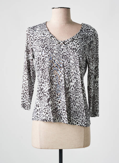 T-shirt noir FRANK WALDER pour femme