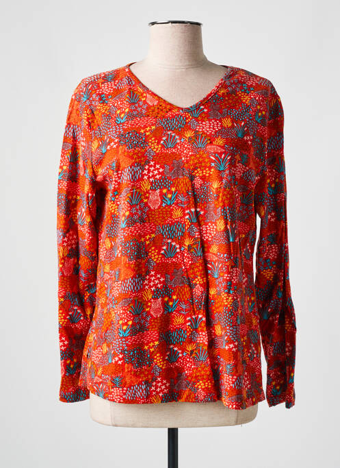 T-shirt orange AGATHE & LOUISE pour femme