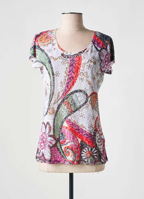 T-shirt rouge KY CREATION pour femme