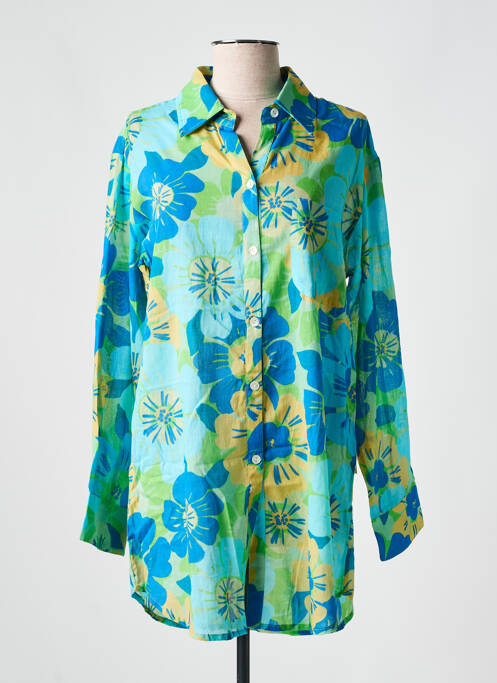 Tunique manches longues bleu L'ATELIER D'ANNA pour femme