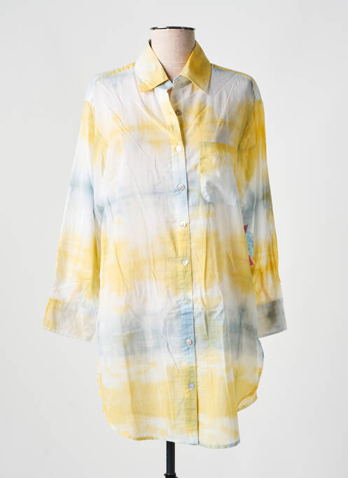 Tunique manches longues jaune L'ATELIER D'ANNA pour femme