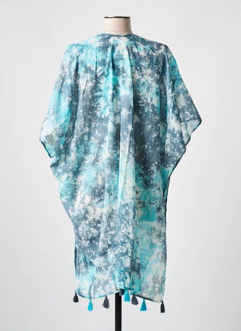 Veste kimono bleu L'ATELIER D'ANNA pour femme