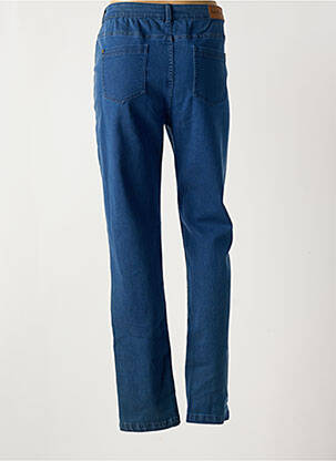 Pantalon droit stretch taille normale bleu AGATHE & LOUISE femme