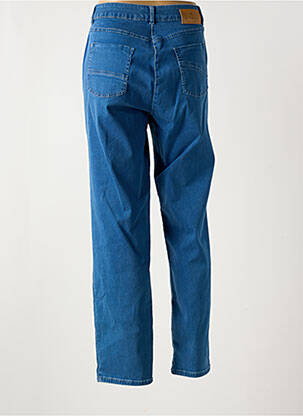 Pantalon slim tissage popeline taille normale bleu MAT DE MISAINE femme