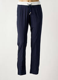 Pantalon droit taille élastique taille normale bleu MERI & ESCA femme