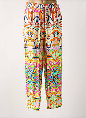 Pantalon large poches taille normale orange BARILOCHE femme