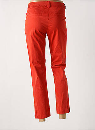 Pantalon droit stretch taille normale rouge AGATHE & LOUISE femme